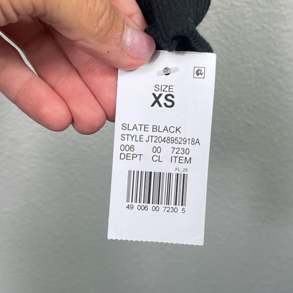 Disney Jerry Leigh Mickey Mouse Black Keyhole Sweatshirt XS Soft Lightweight NWT - Picture 7 of 7